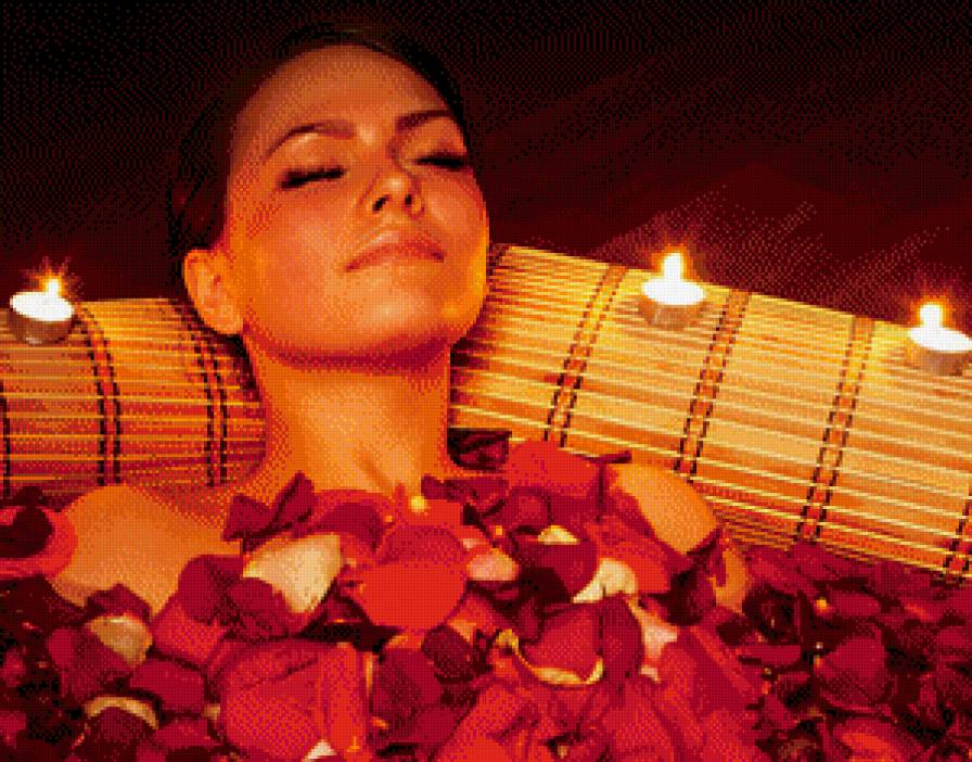 Романтика - девушка, она лепестки - предпросмотр