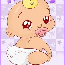 Схема вышивки «карапуз»