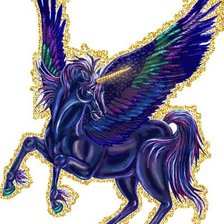 Схема вышивки «пегас»