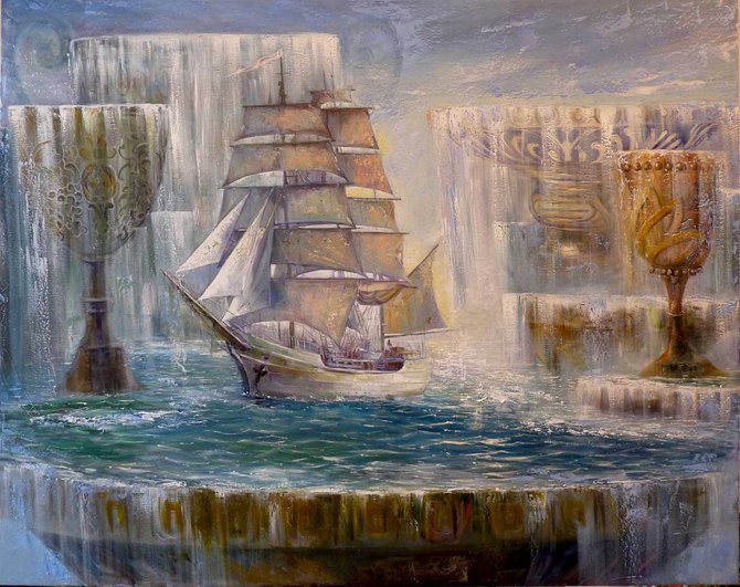 в поисках Грааля - картина - оригинал