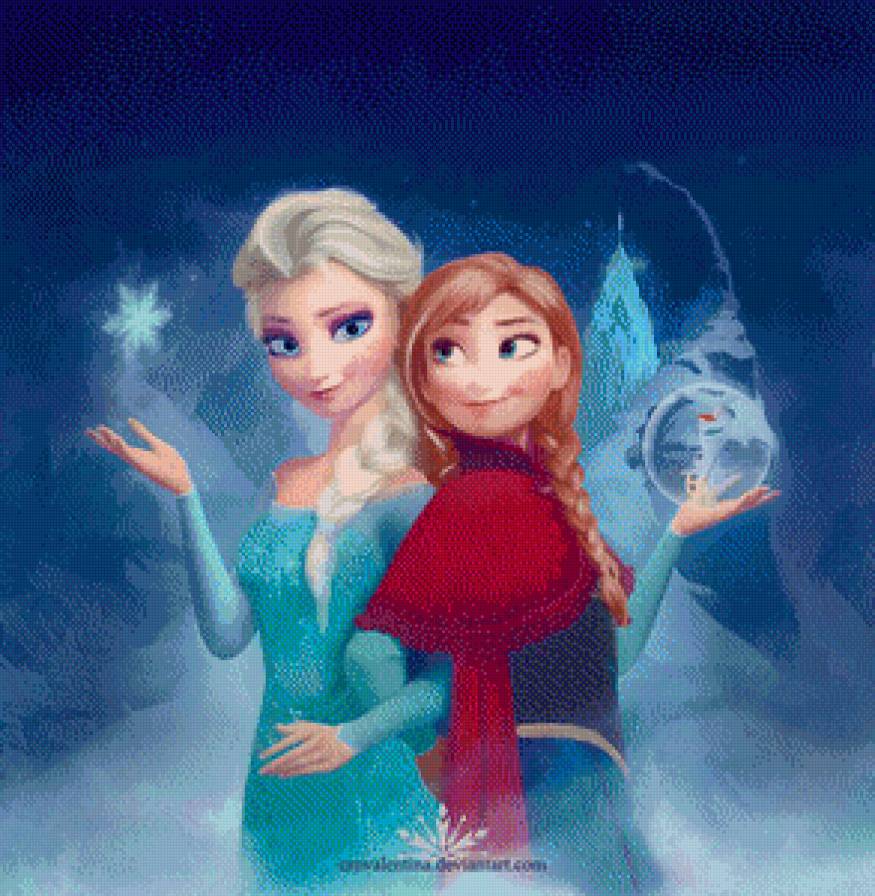 Анна и Эльза - предпросмотр