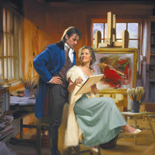 Схема вышивки «Художница»