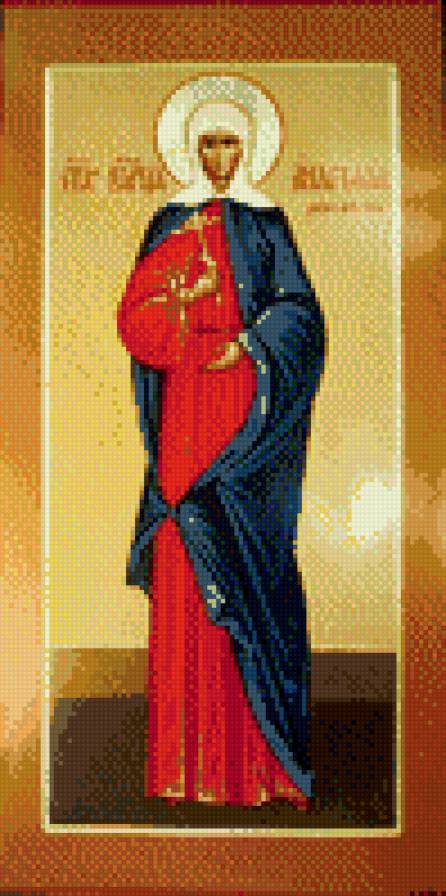 Святая Великомучиница Анастасия - икона - предпросмотр