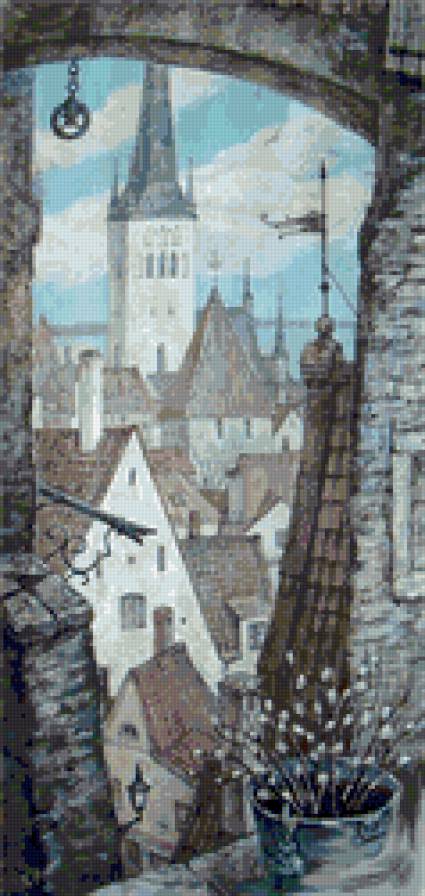 Серебряный Таллин - городской пейзаж - предпросмотр