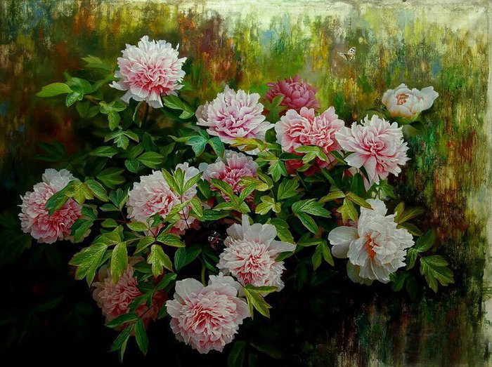Jiang Zongqiang-Peonie - peonie - оригинал