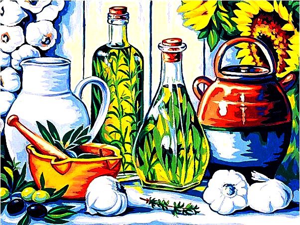 Натюрморт - картина, кухня, натюрморт - оригинал