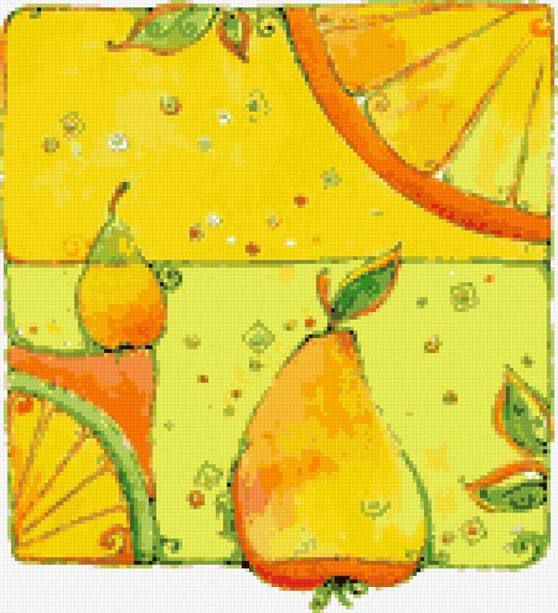 Груши - картина, фрукты, кухня, груши - предпросмотр