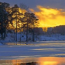Схема вышивки «проталины»