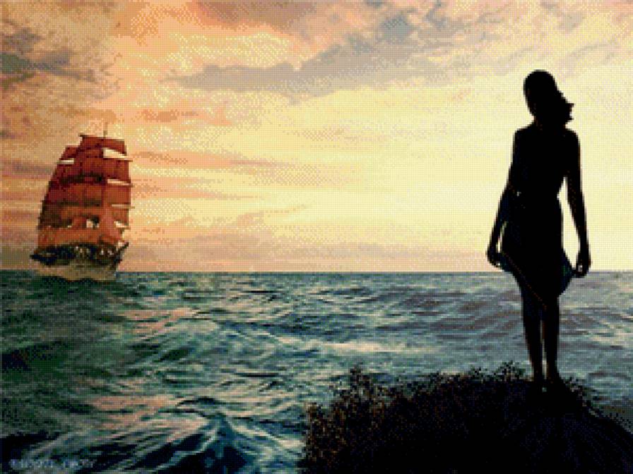 алые паруса - корабль, море, грин, алые паруса, сказка, паруса, асоль - предпросмотр