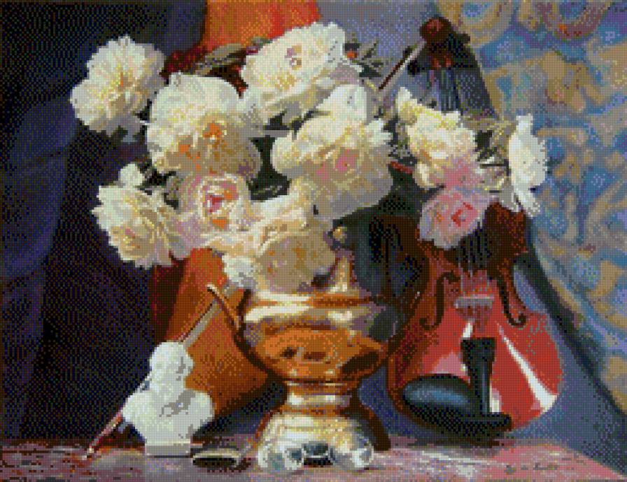 Zbigniew Kopania - peonie, kwiaty - предпросмотр