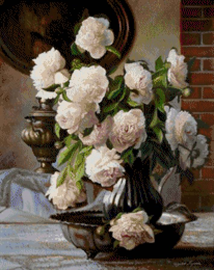 Zbigniew Kopania - peonie, kwiaty - предпросмотр