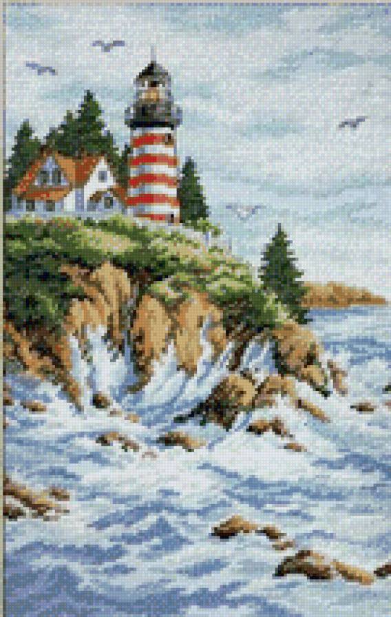 маяк - маяк, море - предпросмотр