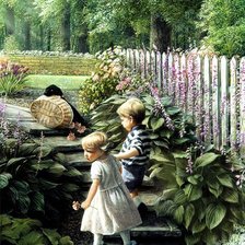 Схема вышивки «переезд»