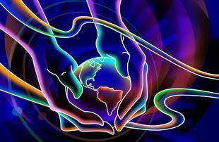 мир в ладонях - картина - оригинал