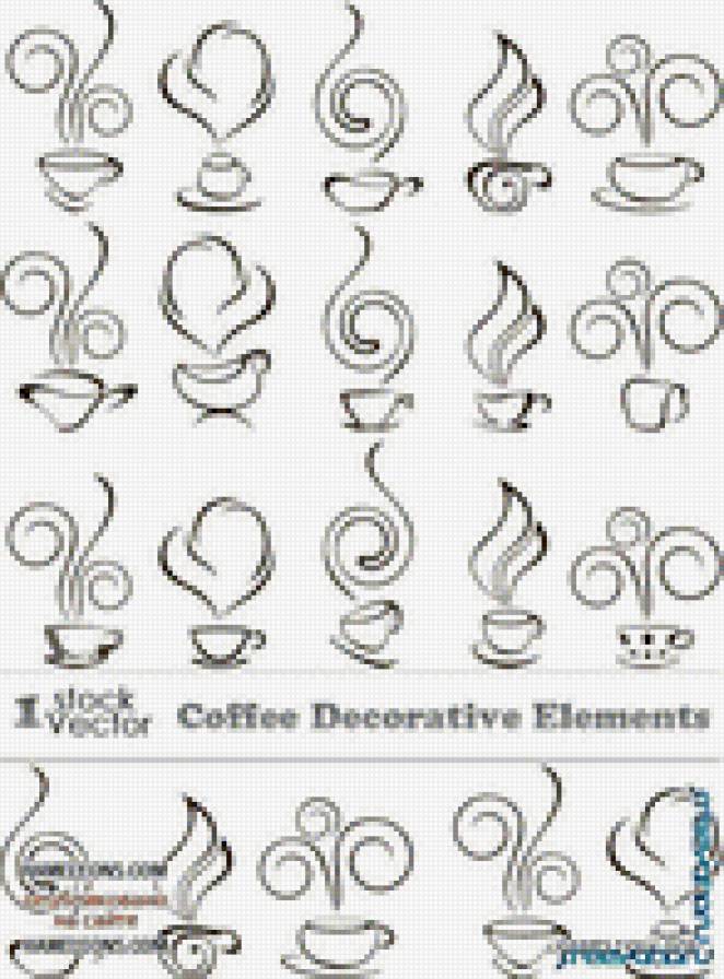 Чашка - кофе, чай, чашка, кружка, силуэт - предпросмотр