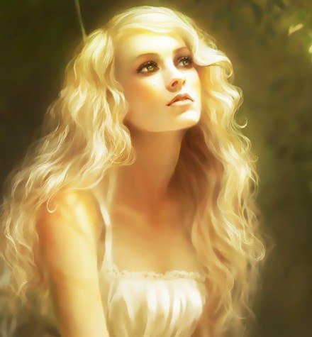 Девушка - красавица, фэнтези - оригинал