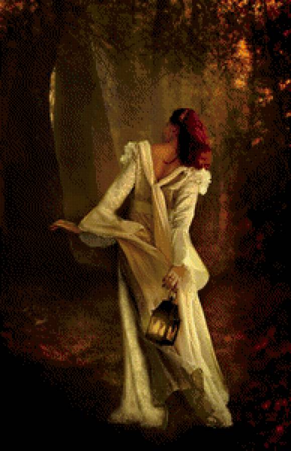 В сказочном лесу - сказка, мистика, лес, девушка - предпросмотр