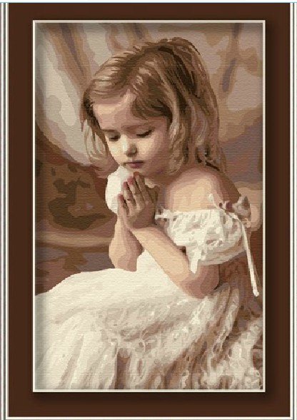 Молящаяся девочка - люди - оригинал