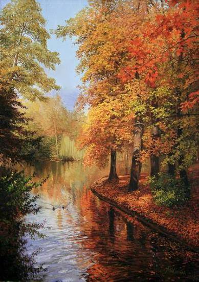 Olga Didyk - las, pejzaz, jesien - оригинал