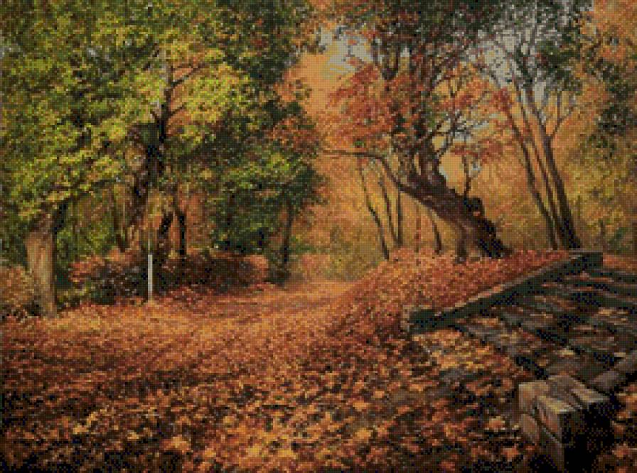 Olga Didyk - jesien, park, pejzaz - предпросмотр