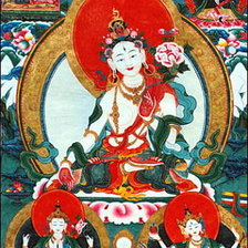 Схема вышивки «белая тара»