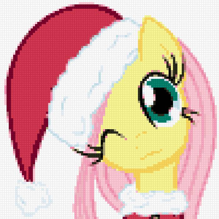 Мой Маленький пони, Флатершай- санта - милая, мой маленький пони, пони, флатершай, санта - предпросмотр