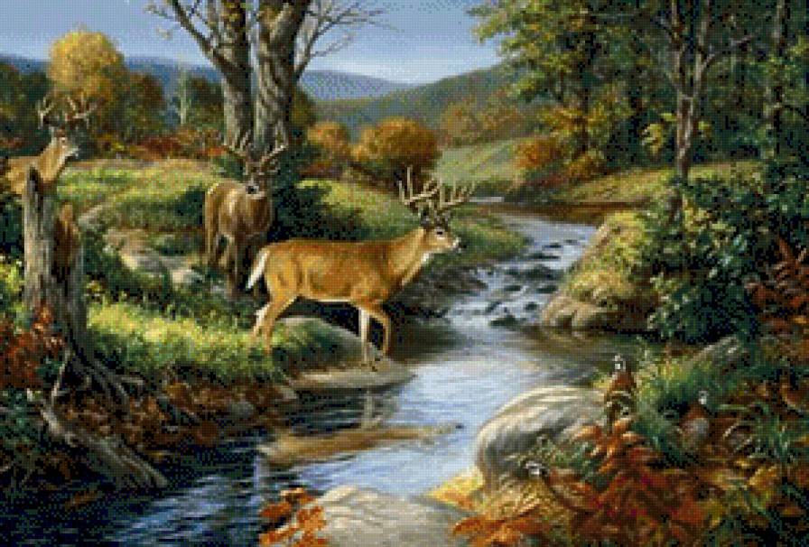 пейзаж - картина живопись - предпросмотр