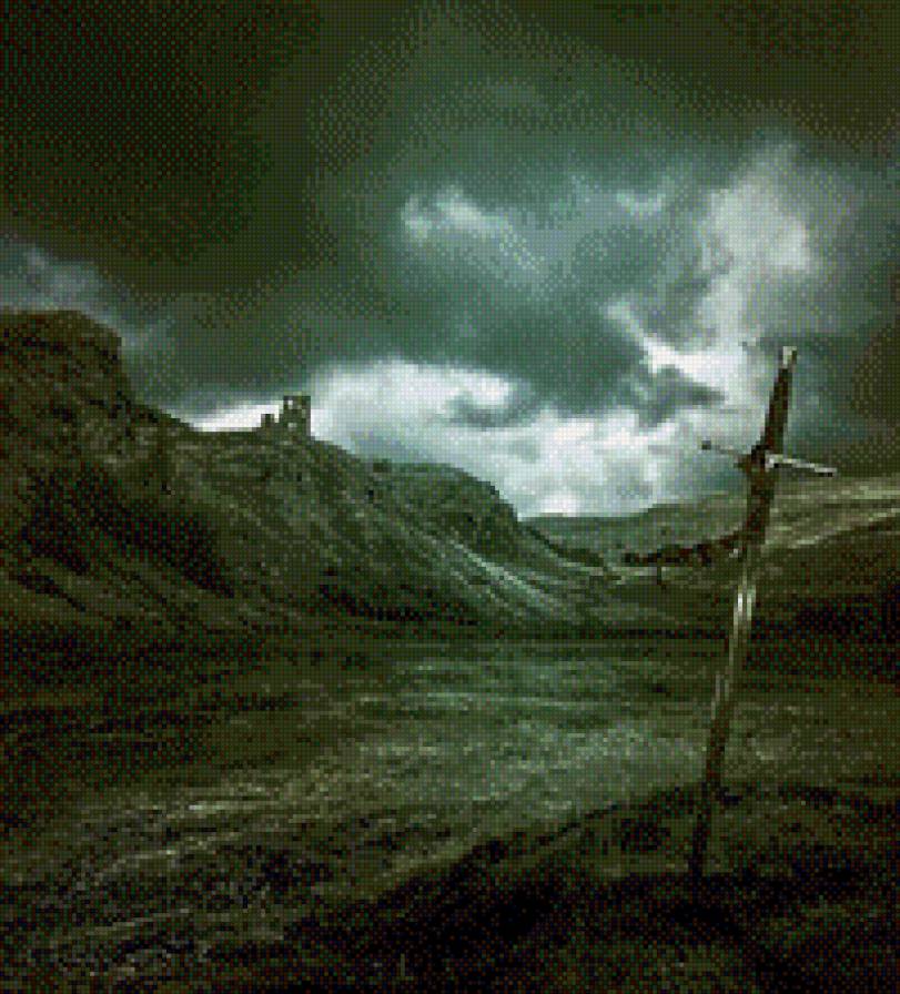 Шотландия - меч, фэнтези, средневековье - предпросмотр