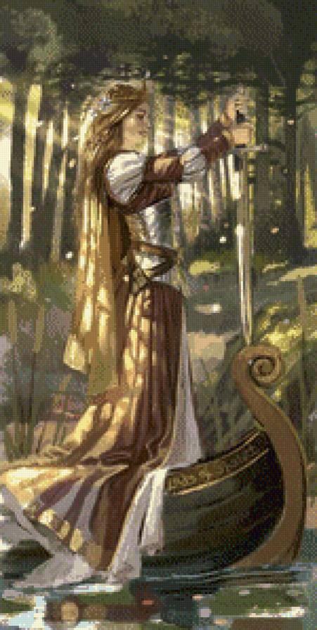 Девушка - средневековье, девушка, фэнтези - предпросмотр