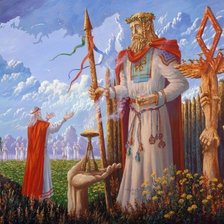 Схема вышивки «В святилище Бога Прове»