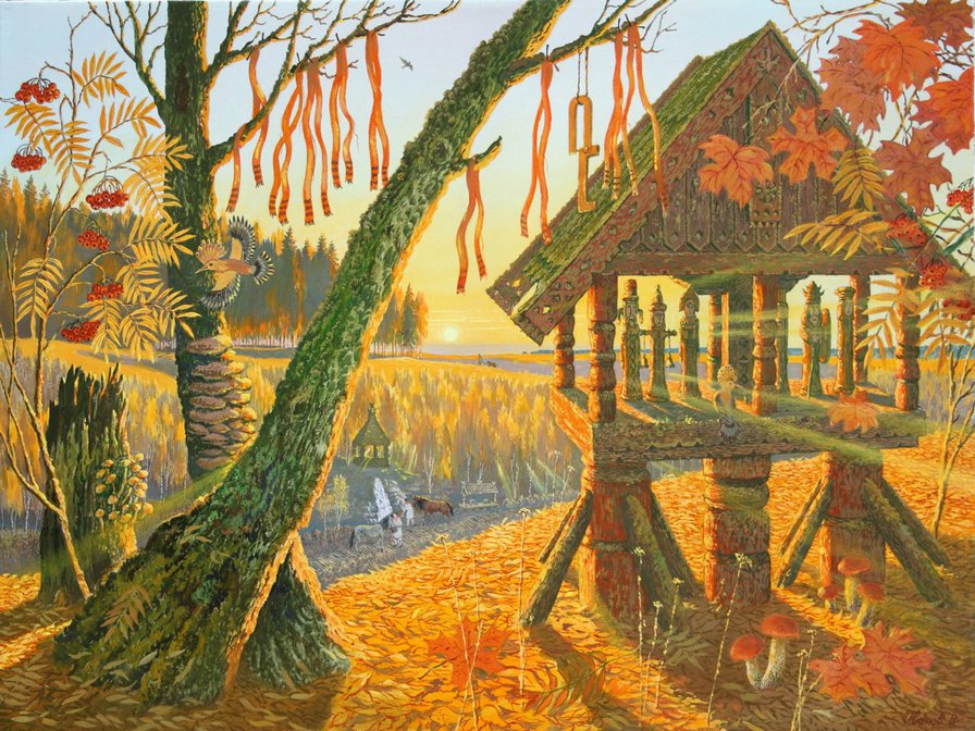 В царстве Овсенича. Вечер - оригинал