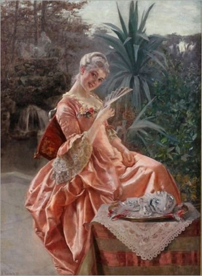 Принцесса - сад, девушка - оригинал