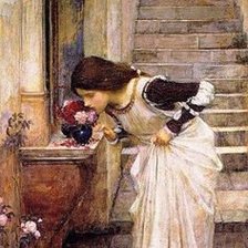 Схема вышивки «Девушка»