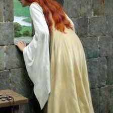 Схема вышивки «Девушка»