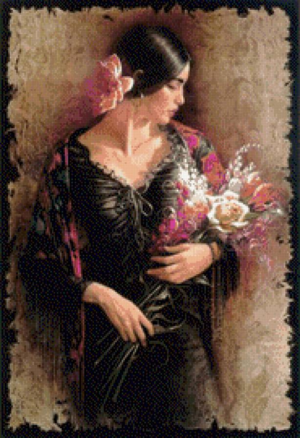 Lee Bogle - dziewczyna z kwiatami - предпросмотр