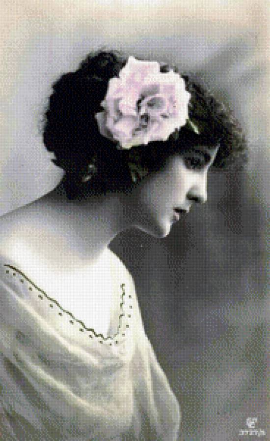 леди - старая фотография, винтаж - предпросмотр