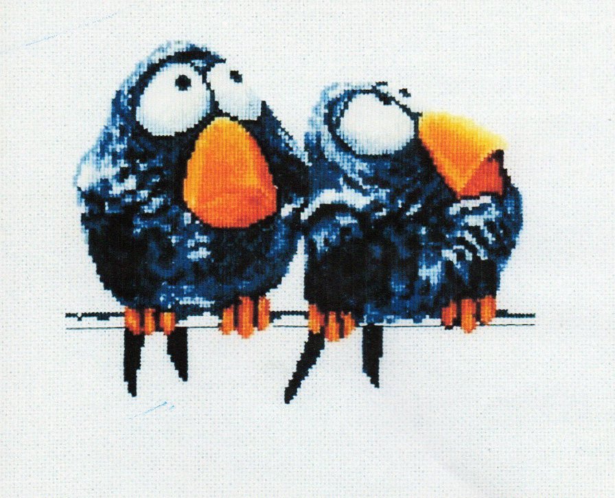 Парочка1 - птицы., юмор - оригинал