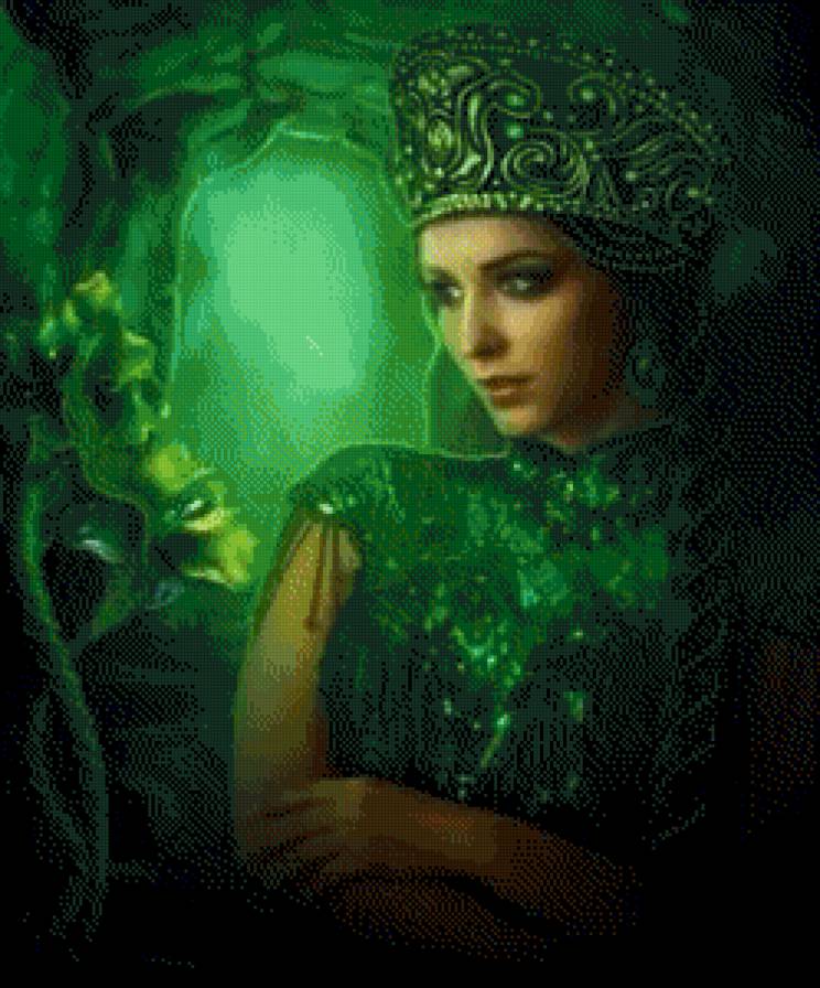 девушка - картина - предпросмотр