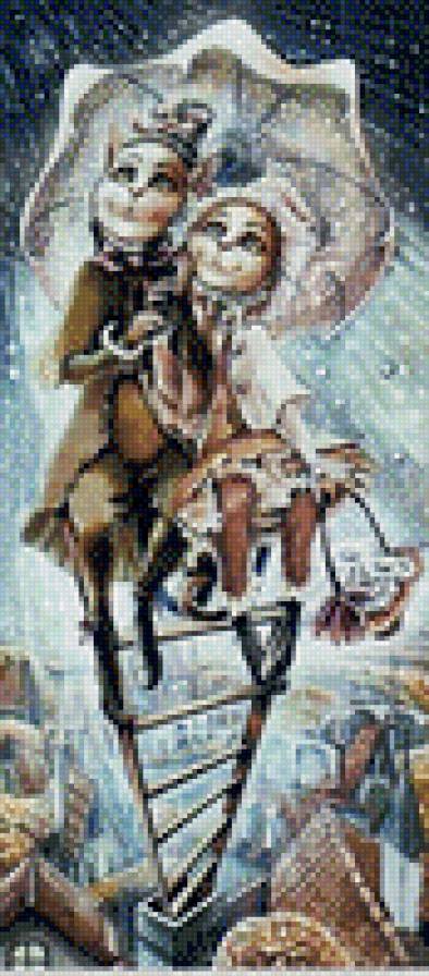 триптих кошки-1 - юмор, кошки - предпросмотр