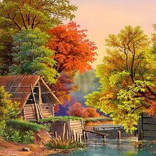 Схема вышивки «Jesien»