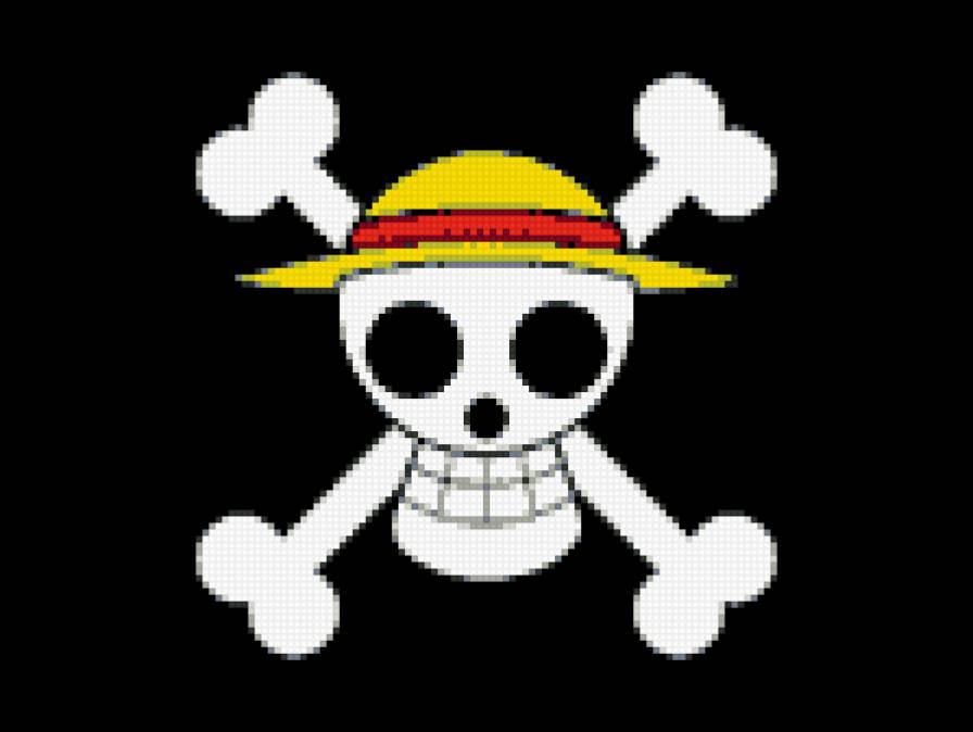one piece флаг 1 - пираты, аниме, one piece - предпросмотр