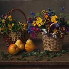 Схема вышивки «цветы»