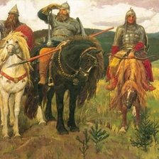 Схема вышивки «богатыри»