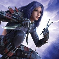 Схема вышивки «девушка»