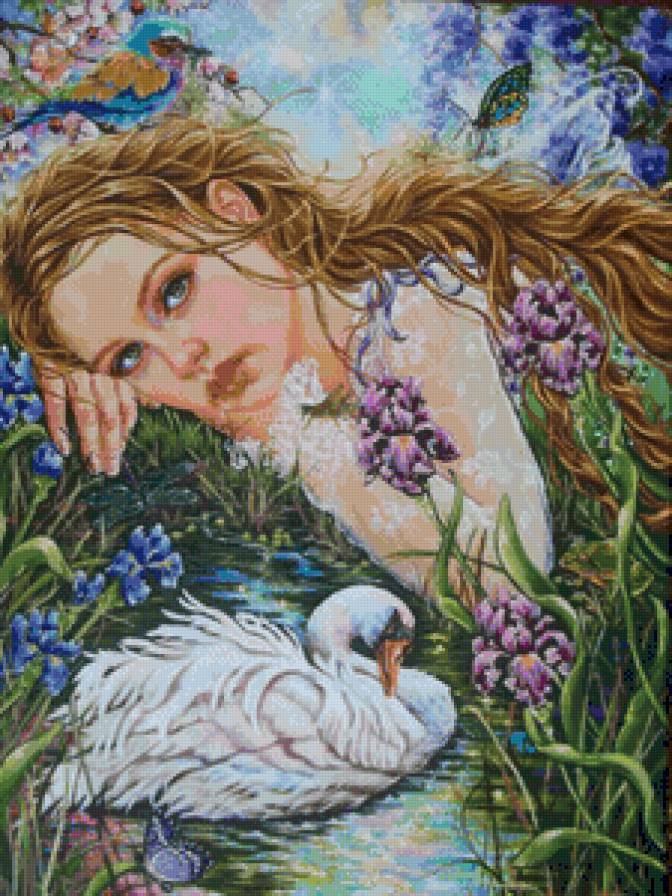 Девушка - времена года - предпросмотр