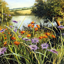 Схема вышивки «Луг в цветах»