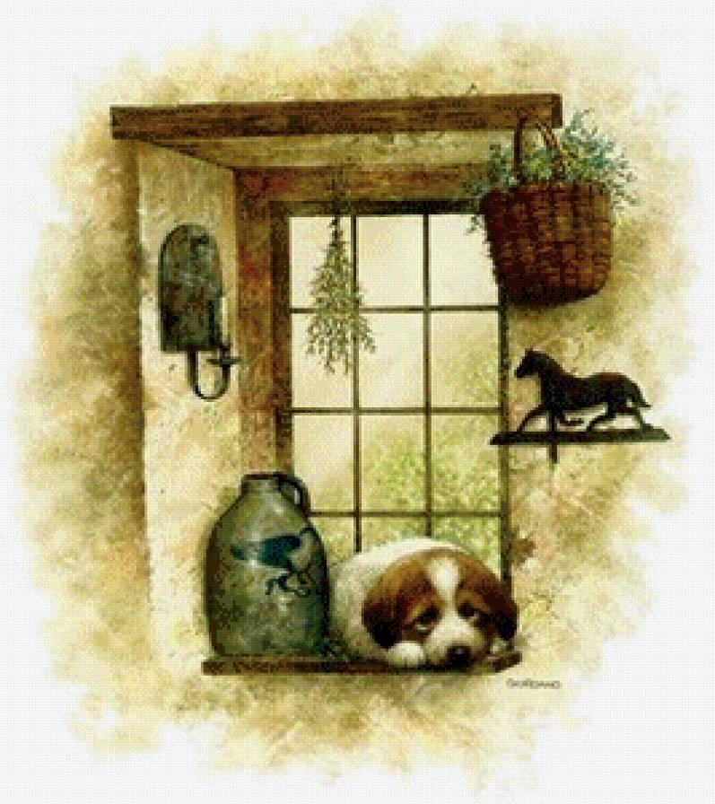 №637091 - окно, собака - предпросмотр