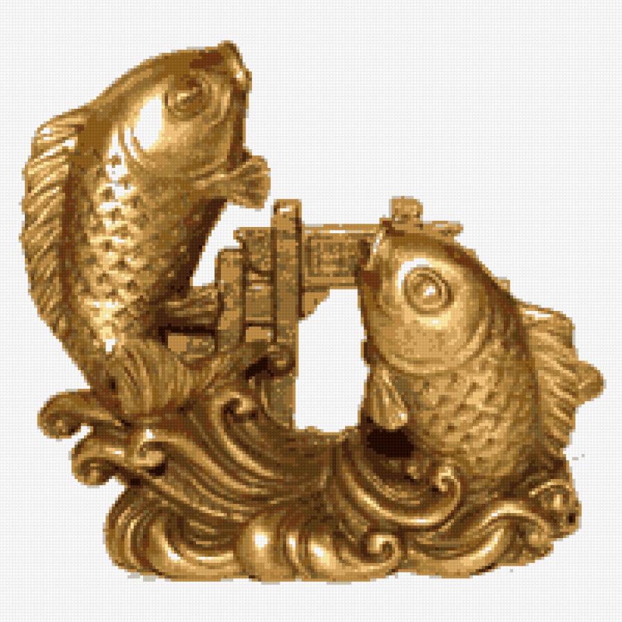 Золотые карпы - семья, карп, любовь - предпросмотр