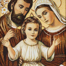 Оригинал схемы вышивки «святе сімейство» (№637543)