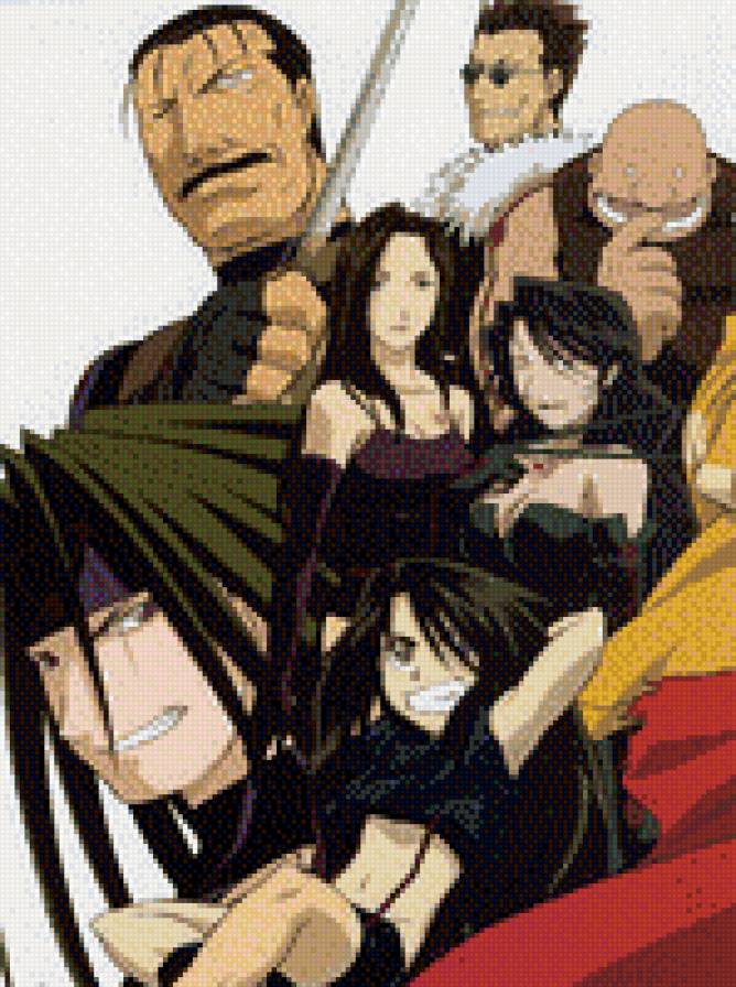 гомункулы - аниме, стальной алхимик - предпросмотр